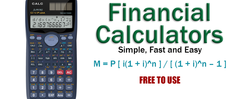 Free Financial Calculators