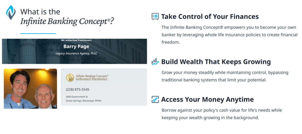 What is the Infinite Banking Concept?
Take Control
Build Wealth
Access Money